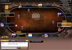 888 Poker table