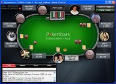 poker stars table